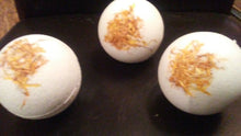 Tea Tree and Rosemary Bath Bomb with Calendula Petals