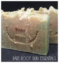 Fresh cut grass loofah soap