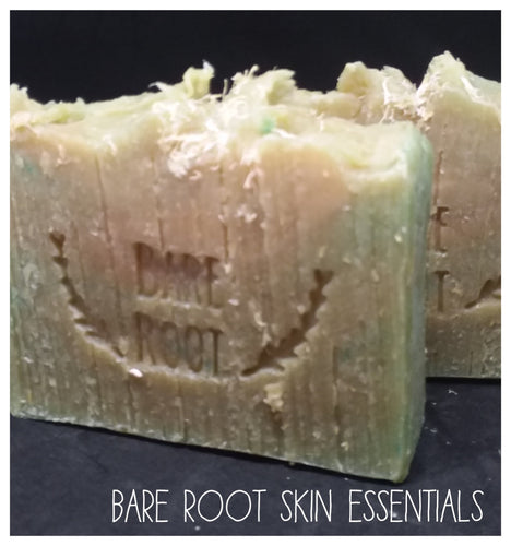 Fresh cut grass loofah soap